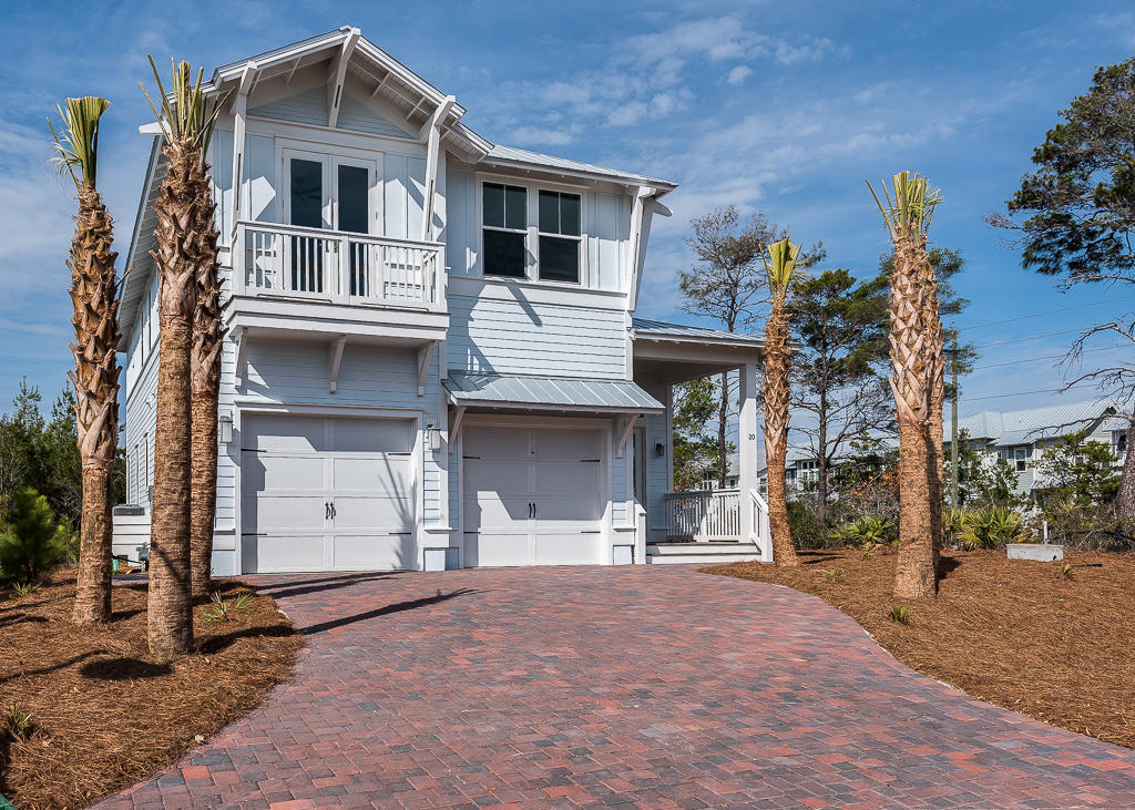 20 Prominence Square Inlet Beach Inlet Beach, FL 32461 - Photo 1 of 53 a front view of a house with a yard