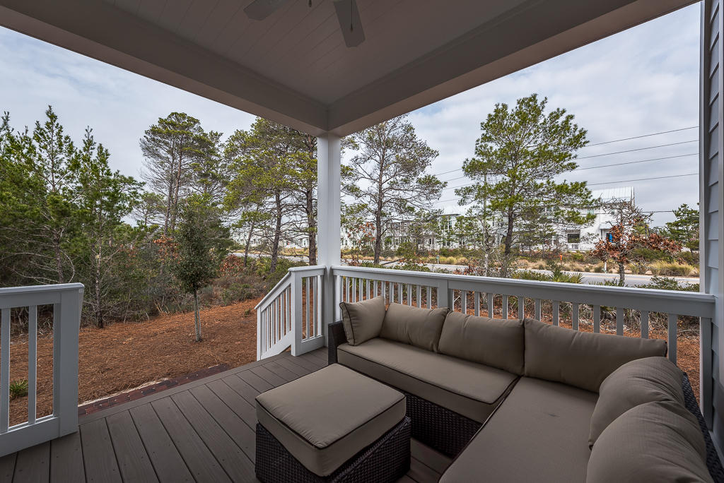 20 Prominence Square Inlet Beach Inlet Beach, FL 32461 - Photo 47 of 53 a view of a balcony with furniture