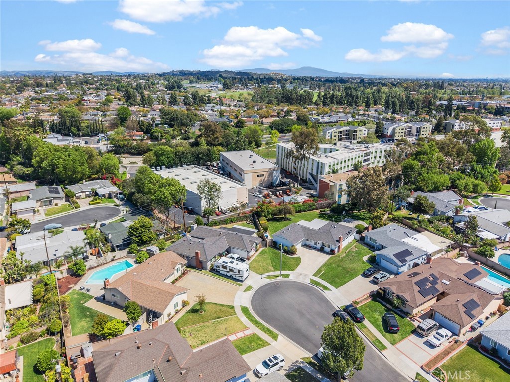 14895 Fairvilla Drive La Mirada, CA 90638 - Photo 30 of 31 an aerial view of residential houses with outdoor space