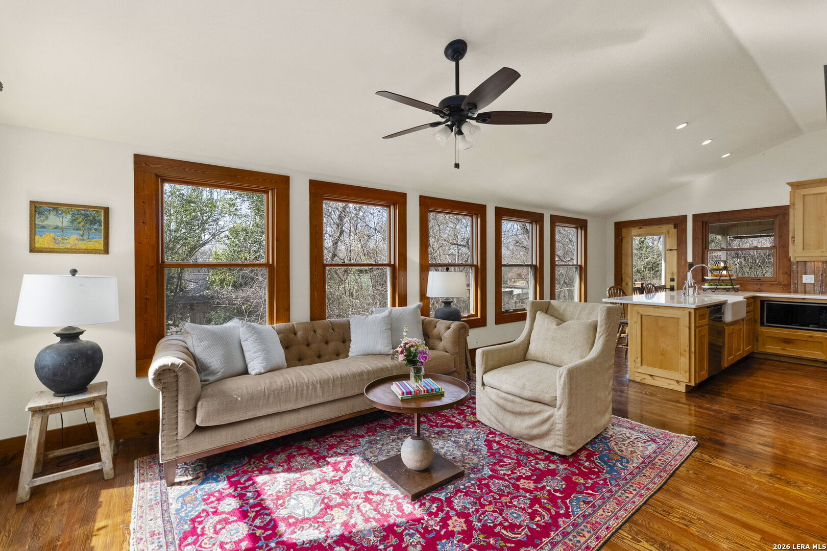 107 High Street Comfort, TX 78013 - Photo 18 of 50 a living room with furniture and a large window