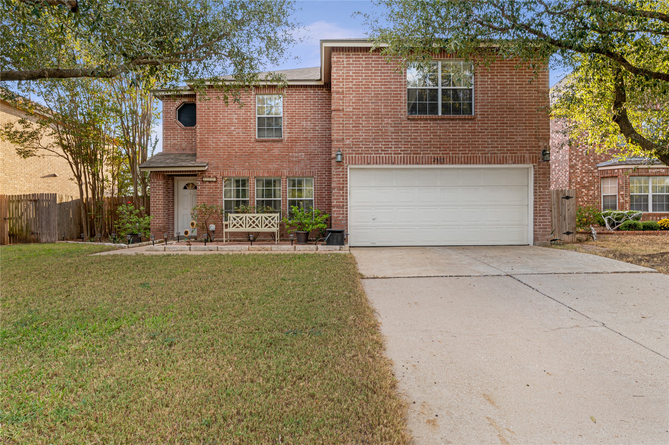front view of house with a yard