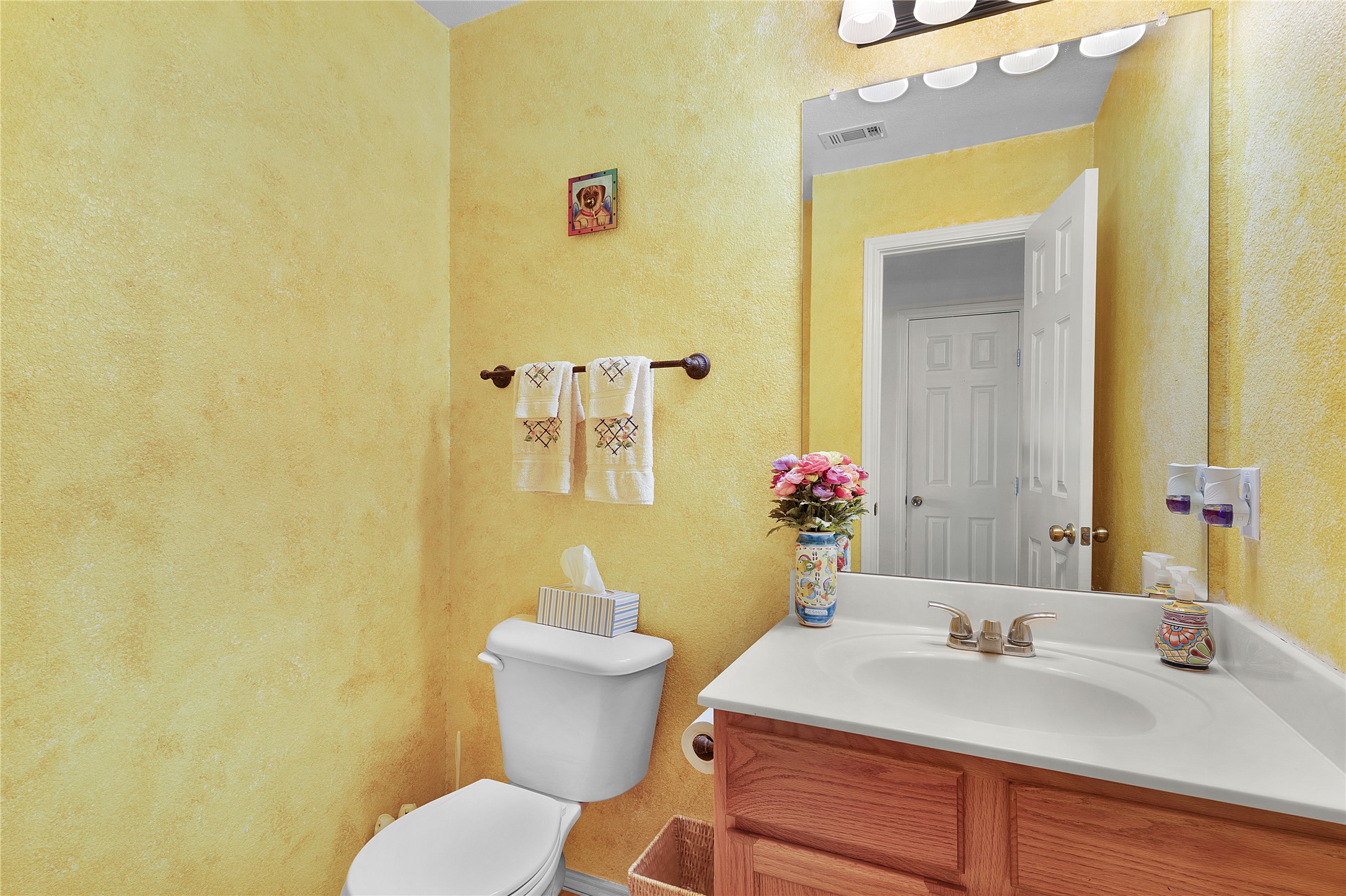 2305 Little Tree Bend Cedar Park, TX 78613 - Photo 18 of 40 a bathroom with a sink and a mirror