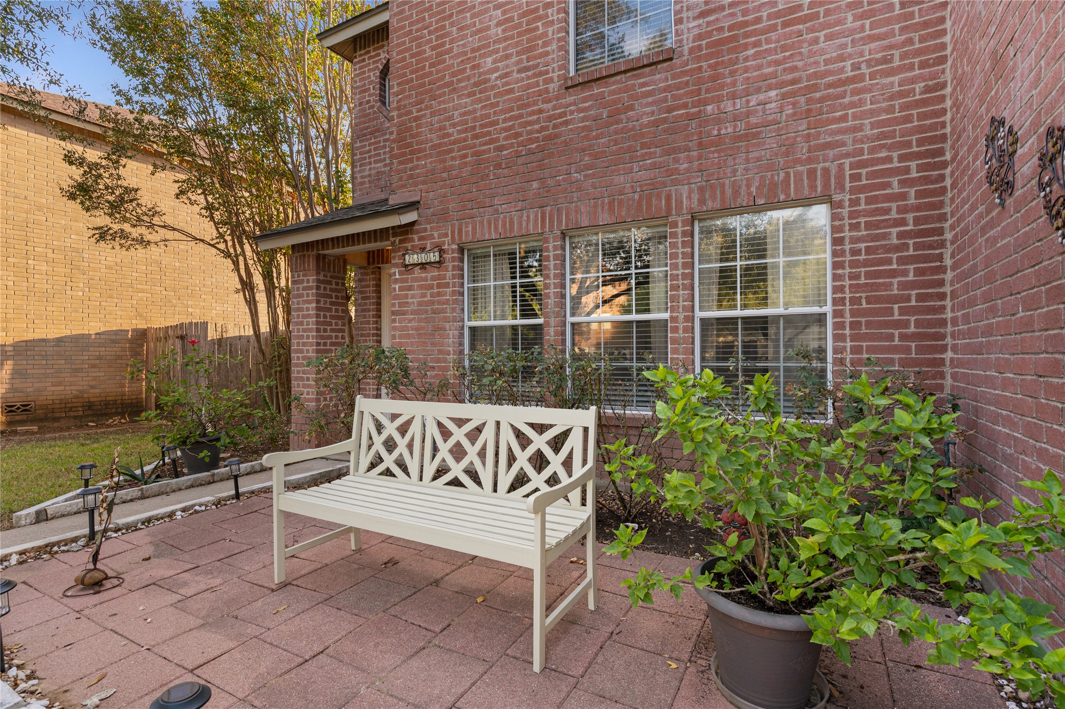 2305 Little Tree Bend Cedar Park, TX 78613 - Photo 5 of 40 a view of a bench in the patio