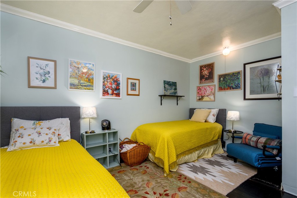 13739 Ridge Road Whittier, CA 90601 - Photo 21 of 42 a bedroom with a bed and a view of bedroom