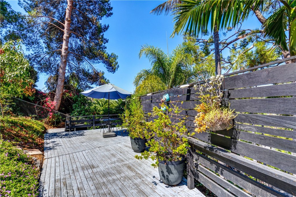 13739 Ridge Road Whittier, CA 90601 - Photo 33 of 42 a view of a backyard with sitting area