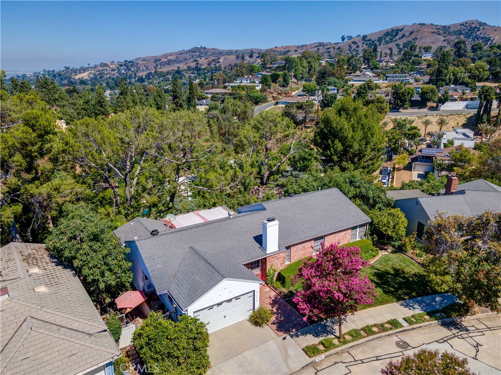 13739 Ridge Road Whittier, CA 90601 - Photo 37 of 42 an aerial view of a house with a garden