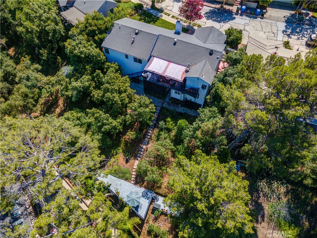 13739 Ridge Road Whittier, CA 90601 - Photo 41 of 42 an aerial view of house with yard