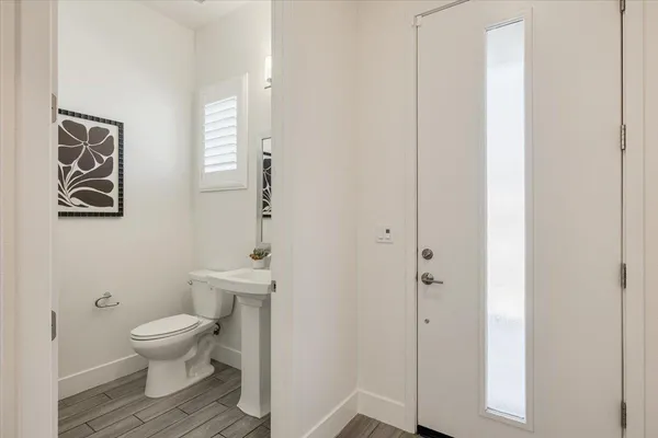 a view of a chairs and table on the patio