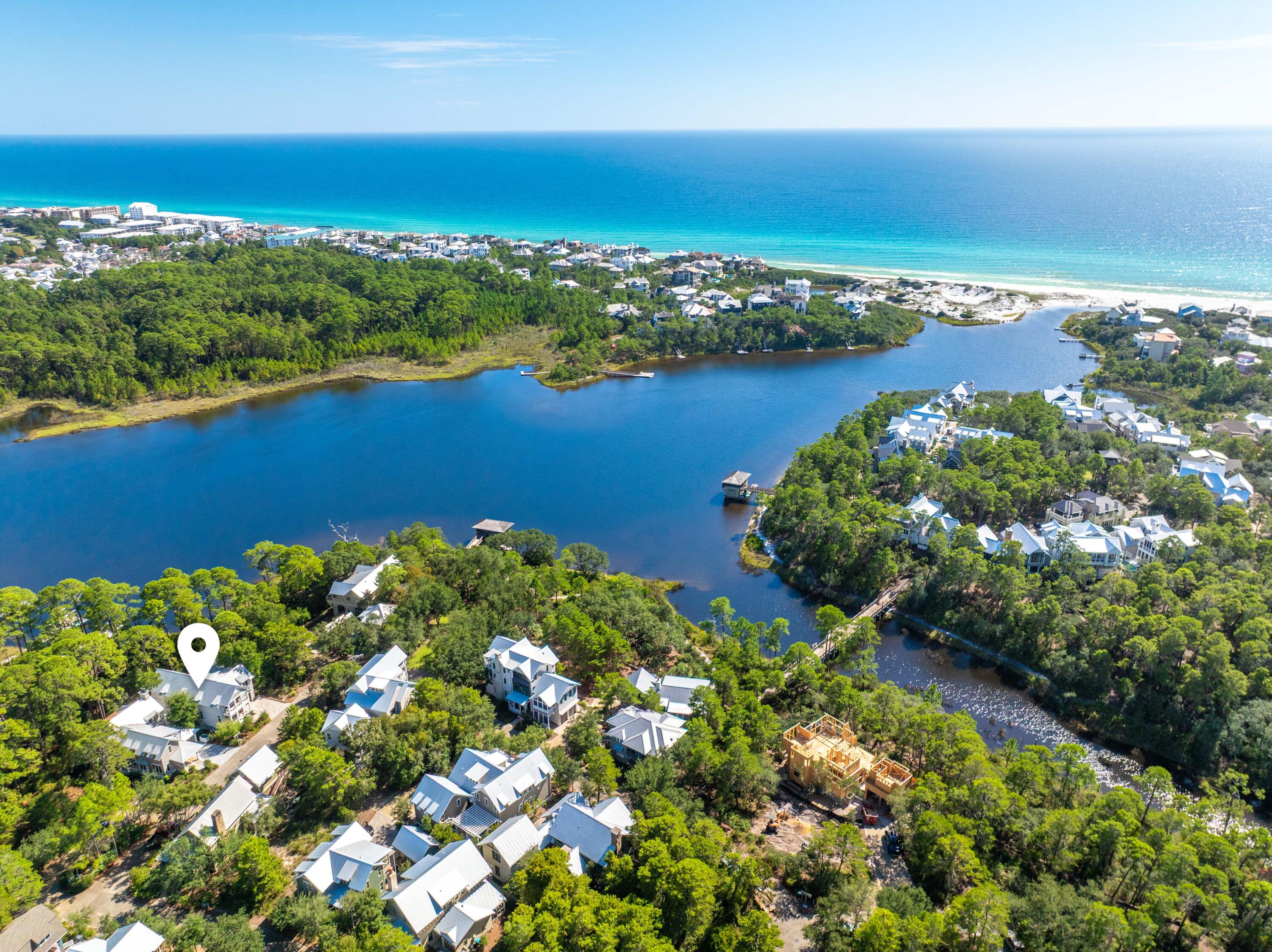 33 South Branch Road Santa Rosa Beach, FL 32459 - Photo 45 of 64 33 S Branch Aerial Marked-6