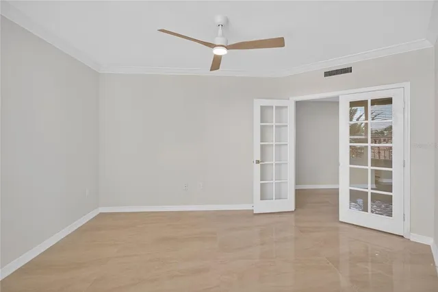 a view of an empty room