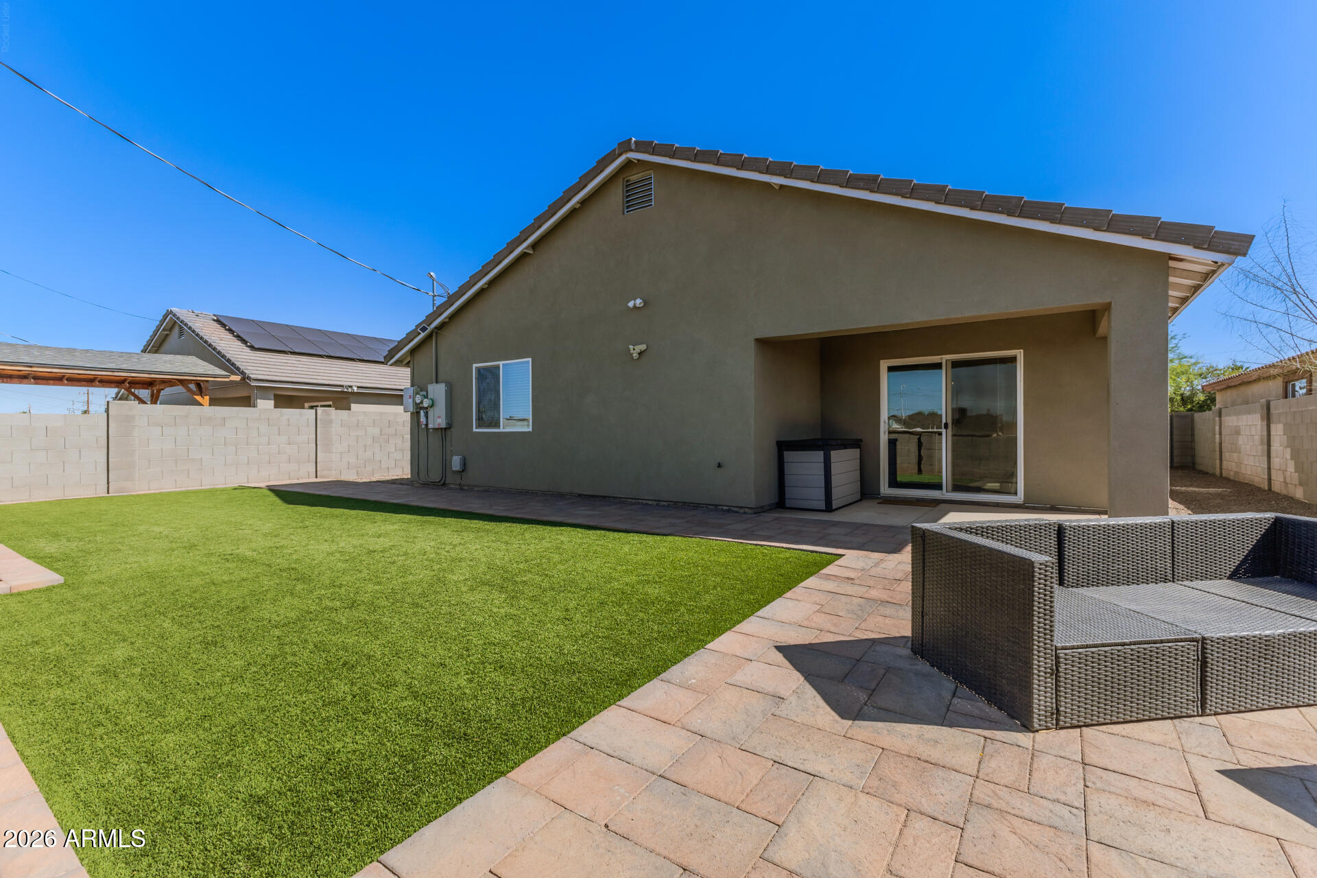2730 East Broadway Road Phoenix, AZ 85040 - Photo 34 of 36 Low maintenance turf and pavers