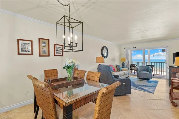 a living room with furniture and window