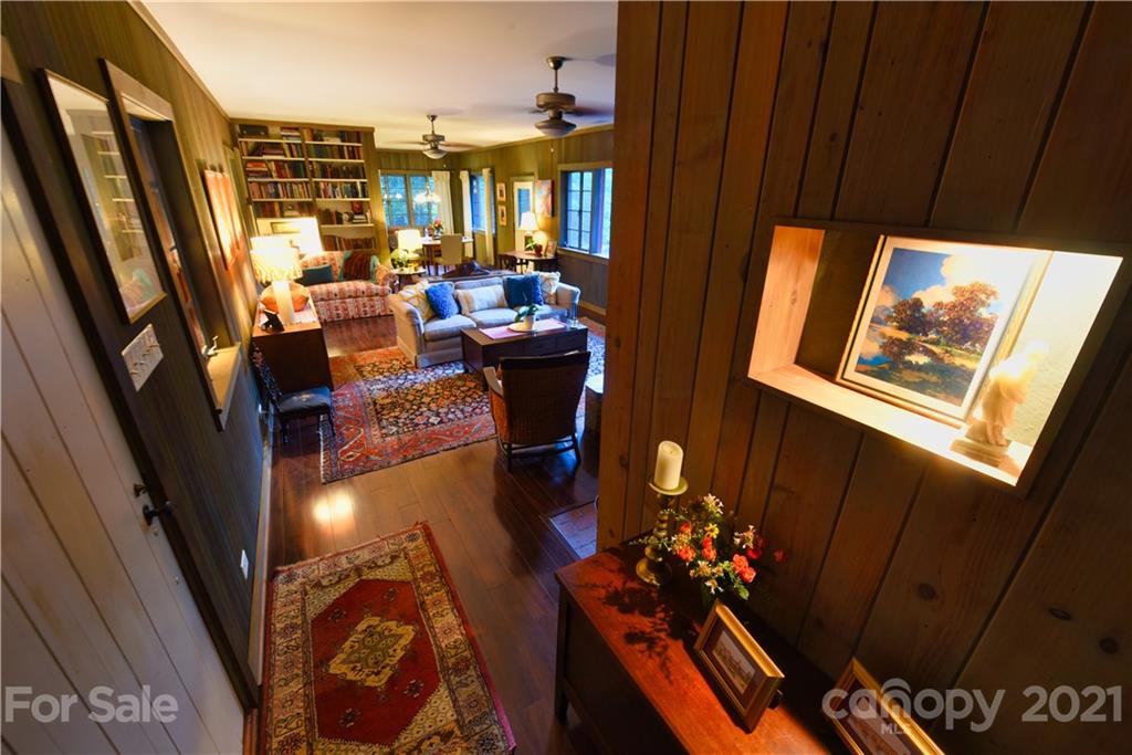 528 Wilderness Road Tryon, NC 28782 - Photo 11 of 29 a view of living room with furniture and a flat screen tv