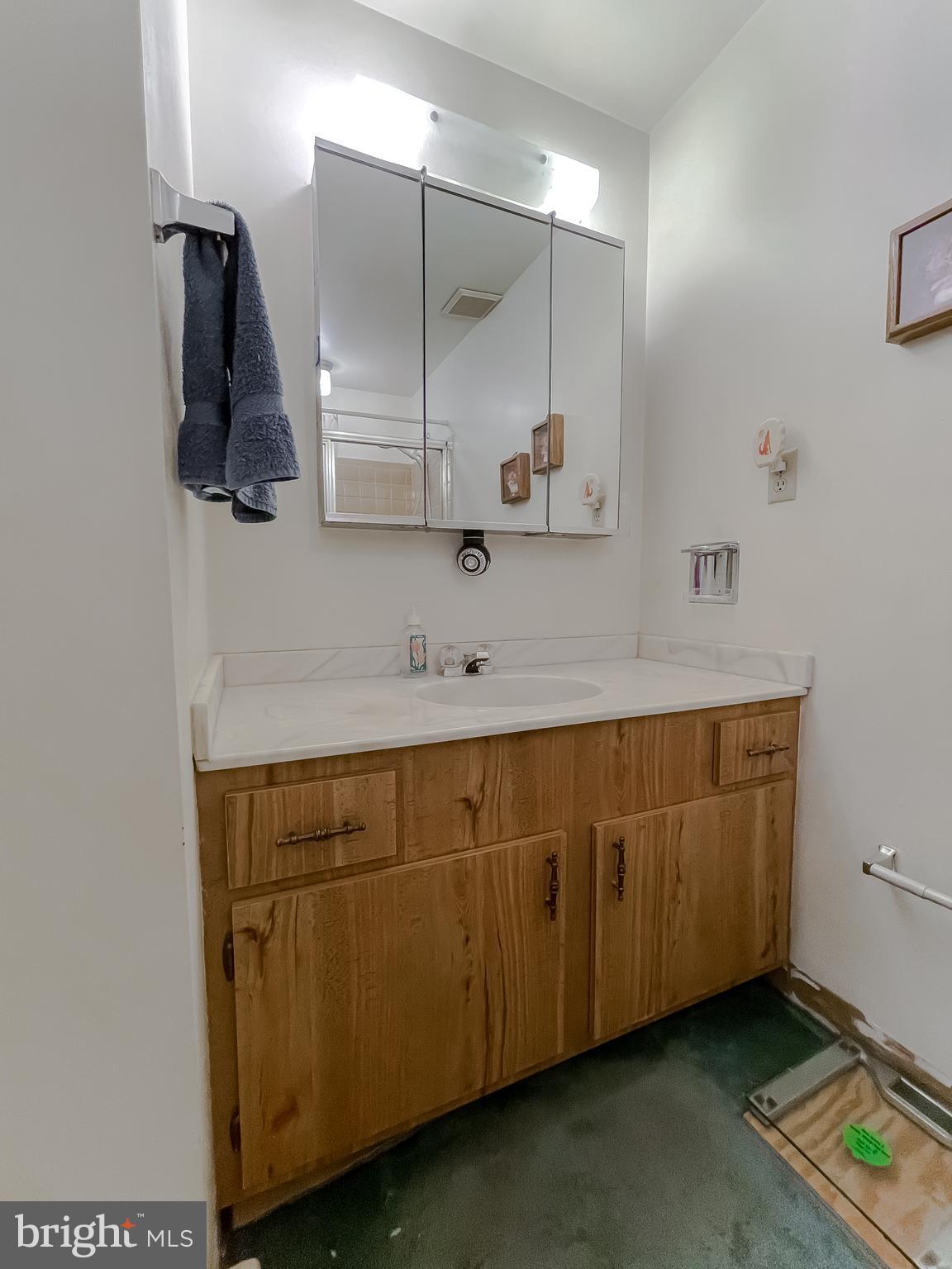 2422 Pinefield Road Waldorf, MD 20601 - Photo 23 of 43 a bathroom with a sink and mirror
