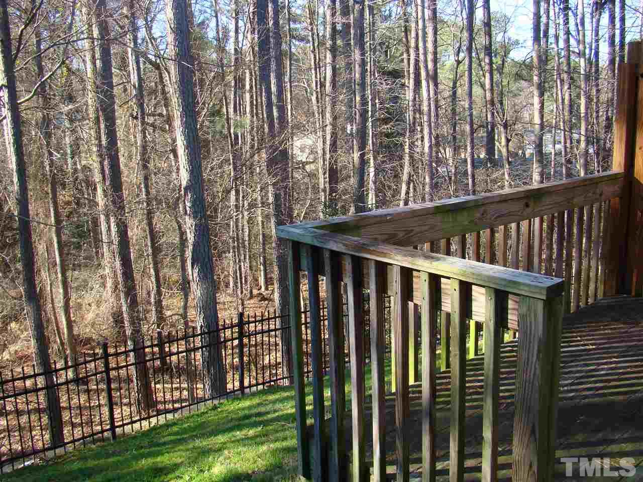 3102 Binghampton Lane Raleigh, NC 27604 - Photo 3 of 13 a view of wooden balcony