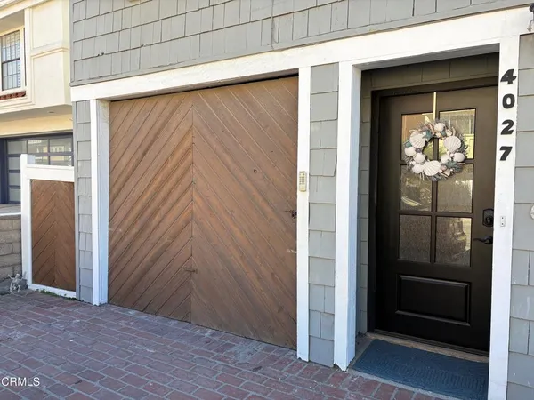 a view of front door