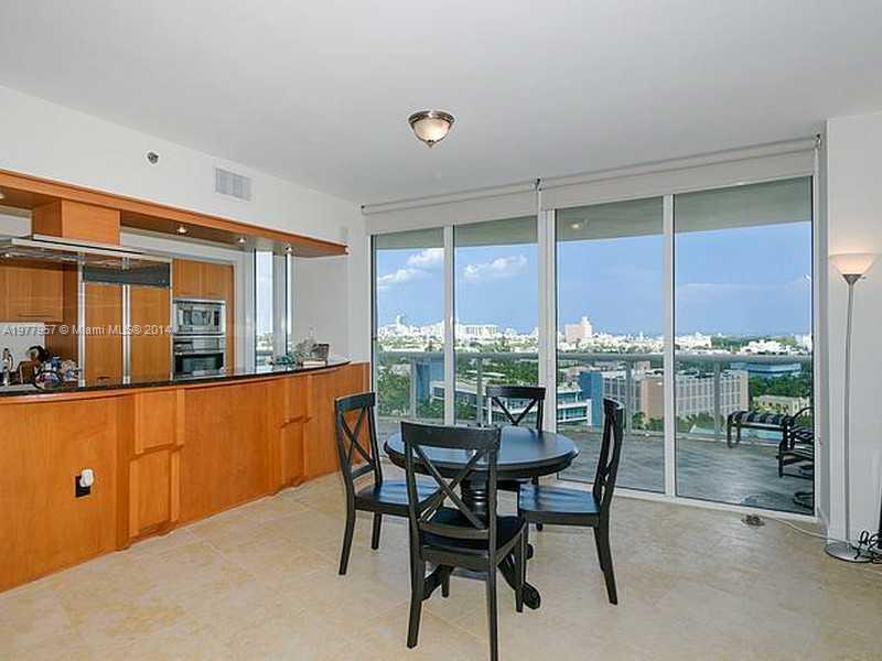 400 Alton Road, Unit 1011 Miami Beach, FL 33139 - Photo 5 of 13 a view of a dining room with furniture and window