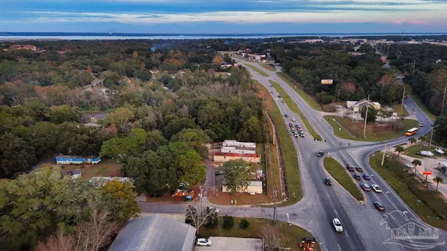 an aerial view of a city with lots of residential buildings