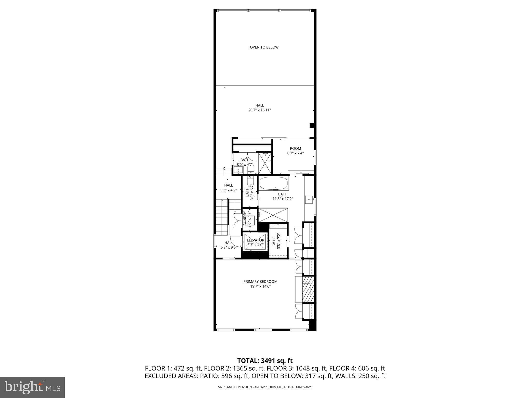 633 E Street Southeast Washington, DC 20003 - Photo 19 of 52 a picture of a floor plan