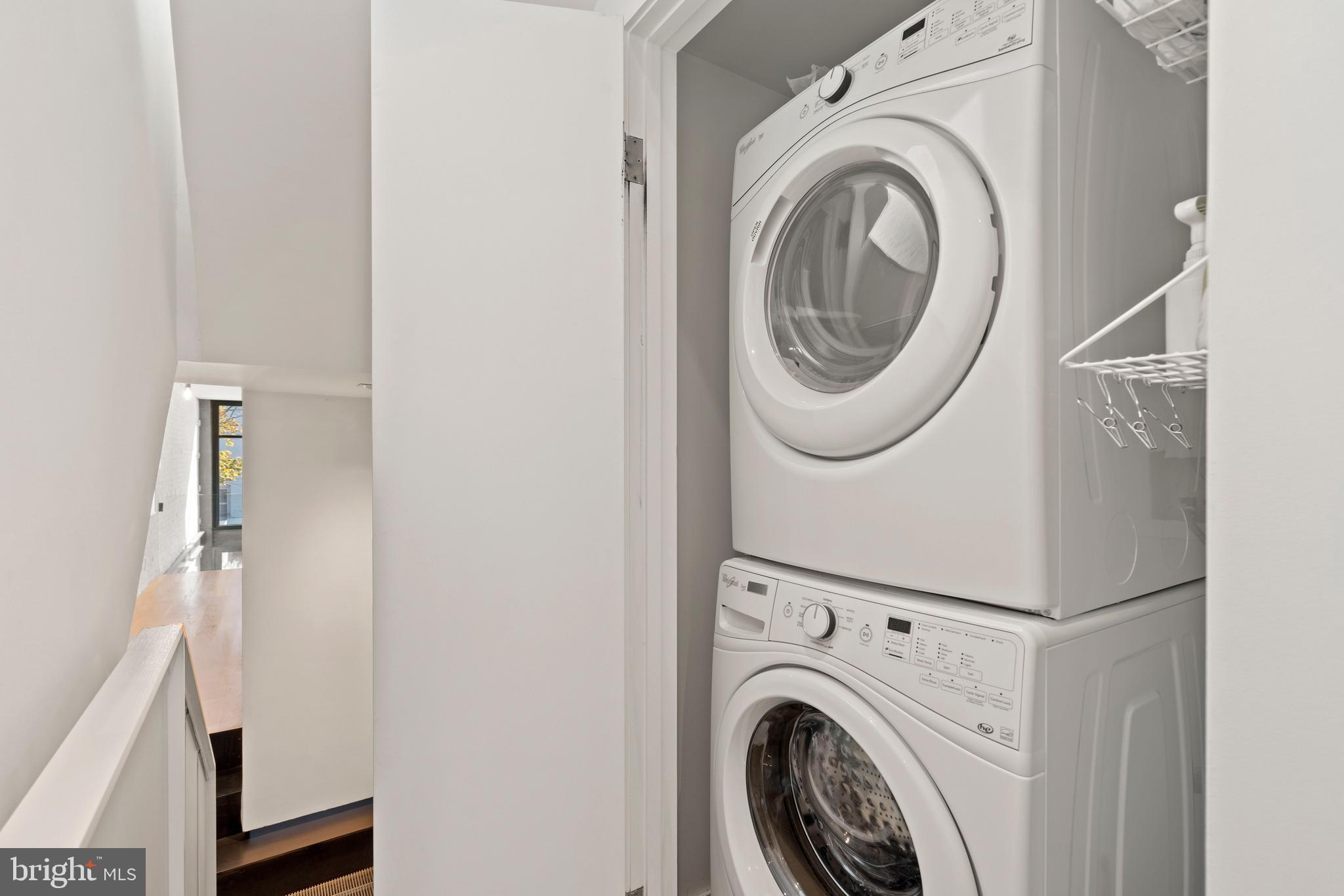 633 E Street Southeast Washington, DC 20003 - Photo 34 of 52 a utility room with dryer and washer