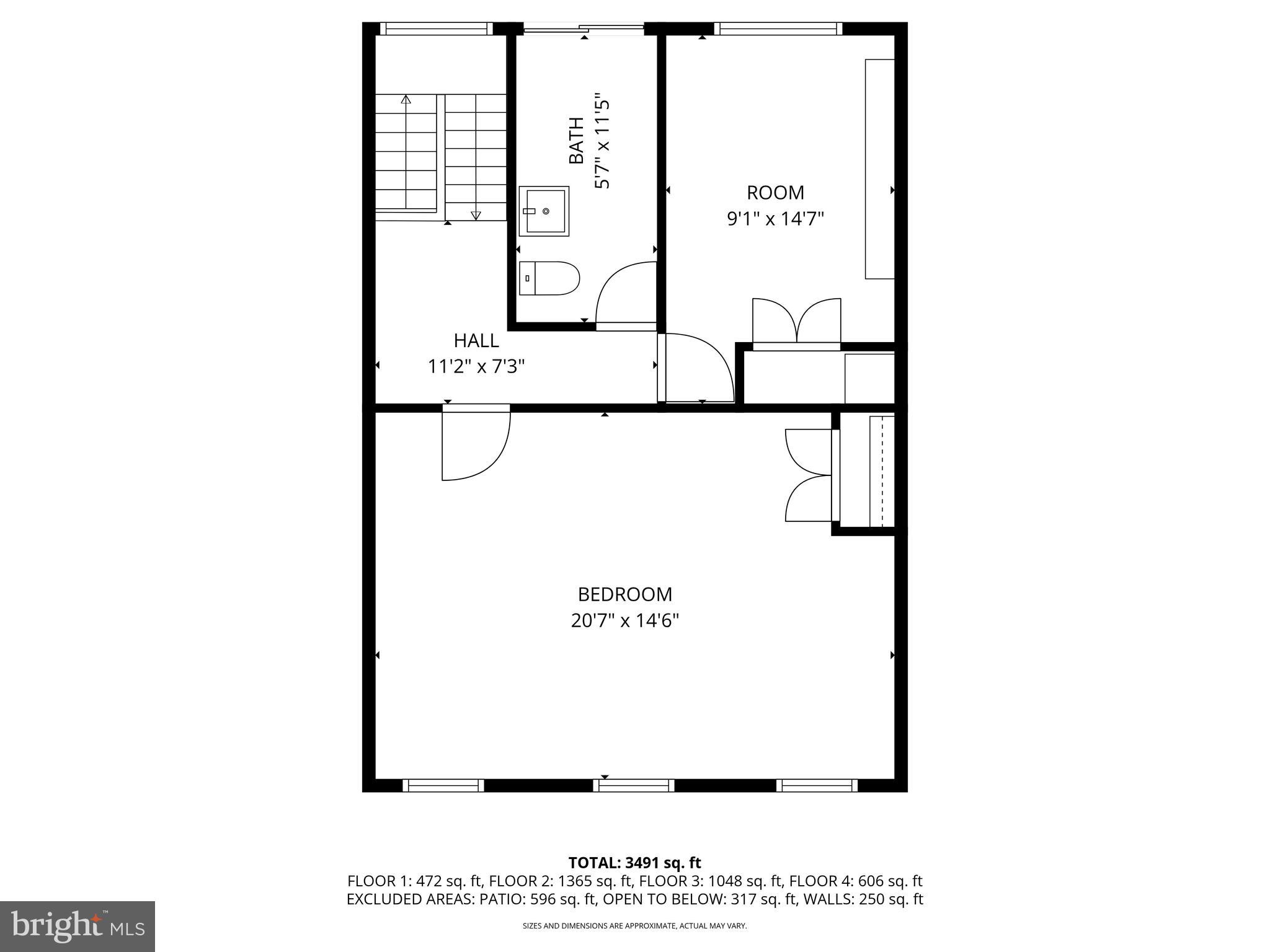 633 E Street Southeast Washington, DC 20003 - Photo 35 of 52 a picture of a bench in front of a wall