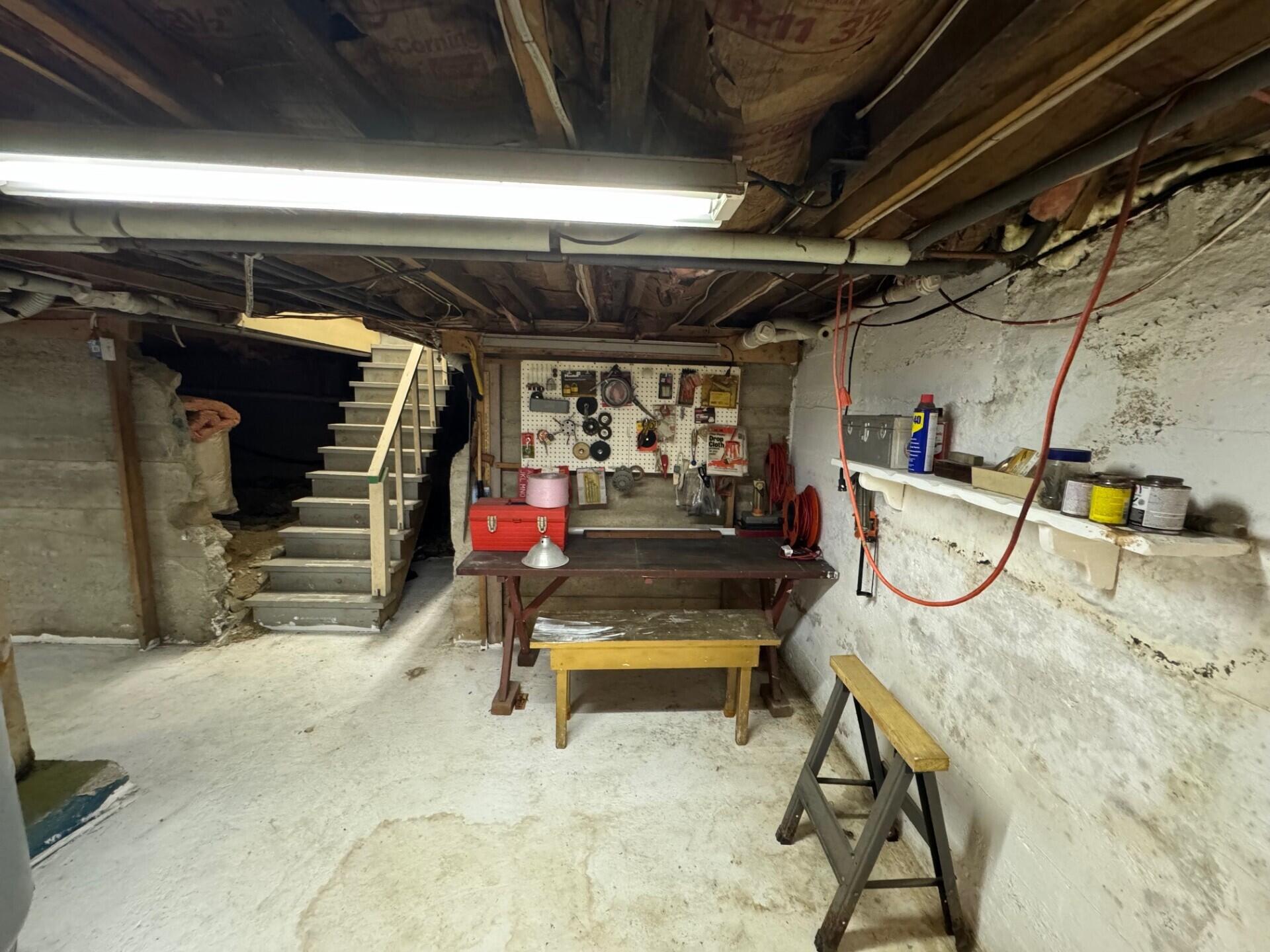 64 Oakfield Smyrna Road Merrill, ME 04780 - Photo 80 of 95 Basement Interior Stairs