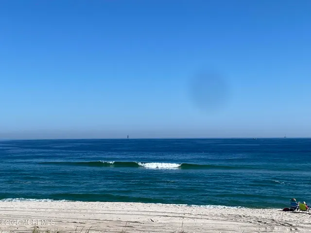 a view of an ocean beach