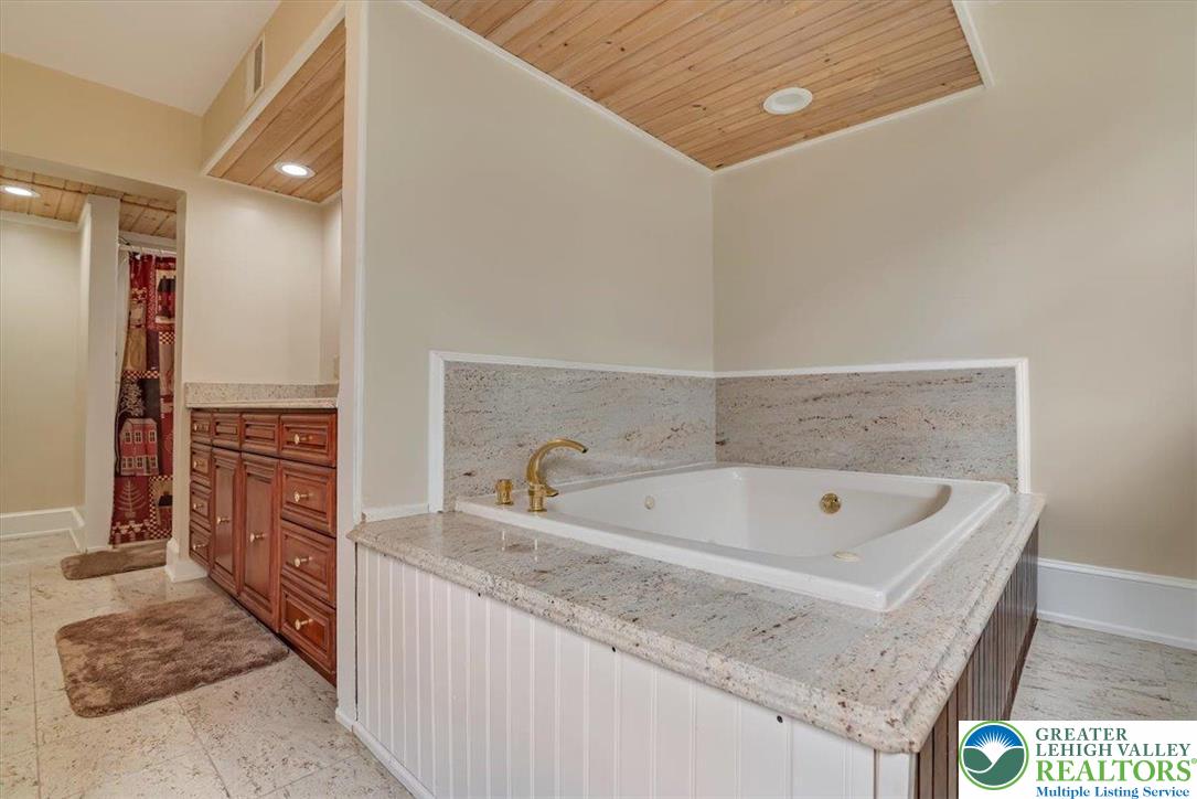 3585 Fairyland Road Lehighton, PA 18235 - Photo 21 of 67 a bathroom with a tub a sink and a shower