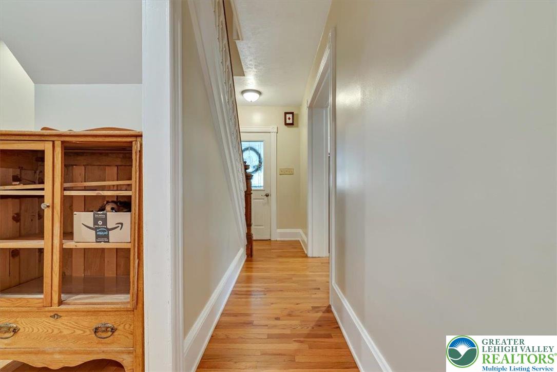 3585 Fairyland Road Lehighton, PA 18235 - Photo 22 of 67 a view of a hallway with wooden floor and entryway