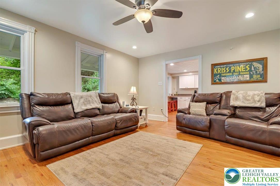 3585 Fairyland Road Lehighton, PA 18235 - Photo 8 of 67 a living room with furniture and a large window