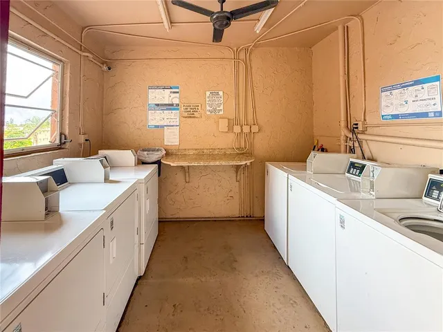 front view of a building with a street