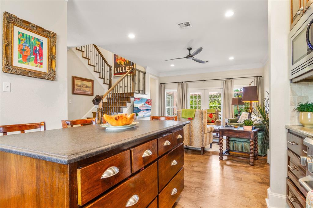 40 Enclave Court Waco, TX 76708 - Photo 10 of 40 a view of a kitchen with a table and chairs