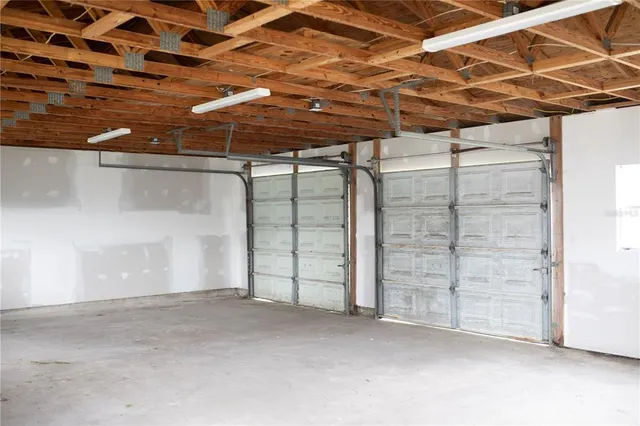 a view of outdoor space with trees all around