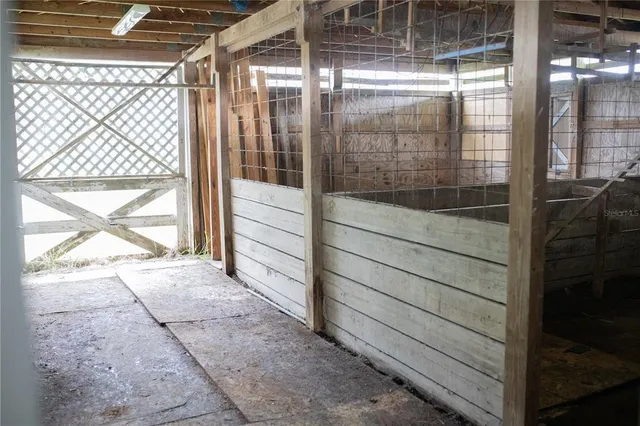 a view of a volley ball court