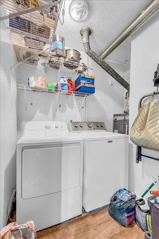 a room with storage and utility