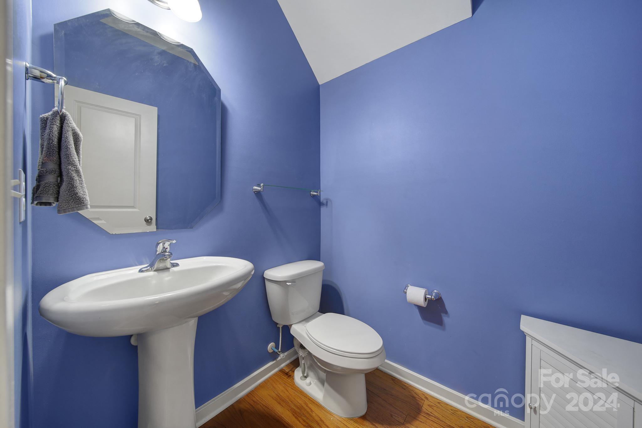 1539 Logan Patrick Court Gastonia, NC 28052 - Photo 18 of 26 a bathroom with a sink mirror and toilet