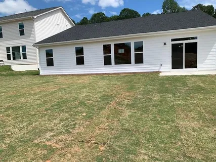 a house with a yard