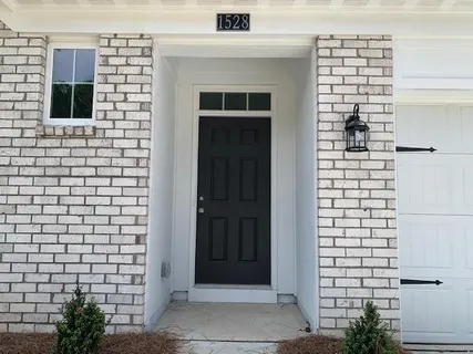 a view of front door of house