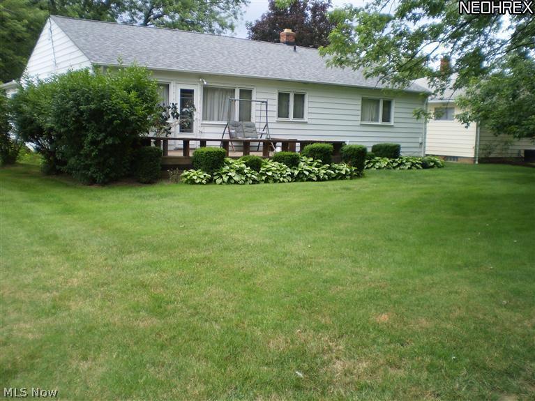1167 Hansford Road Lyndhurst, OH 44124 - Photo 10 of 12 Rear View of Home with Deck.