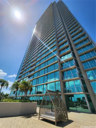 a front view of a building