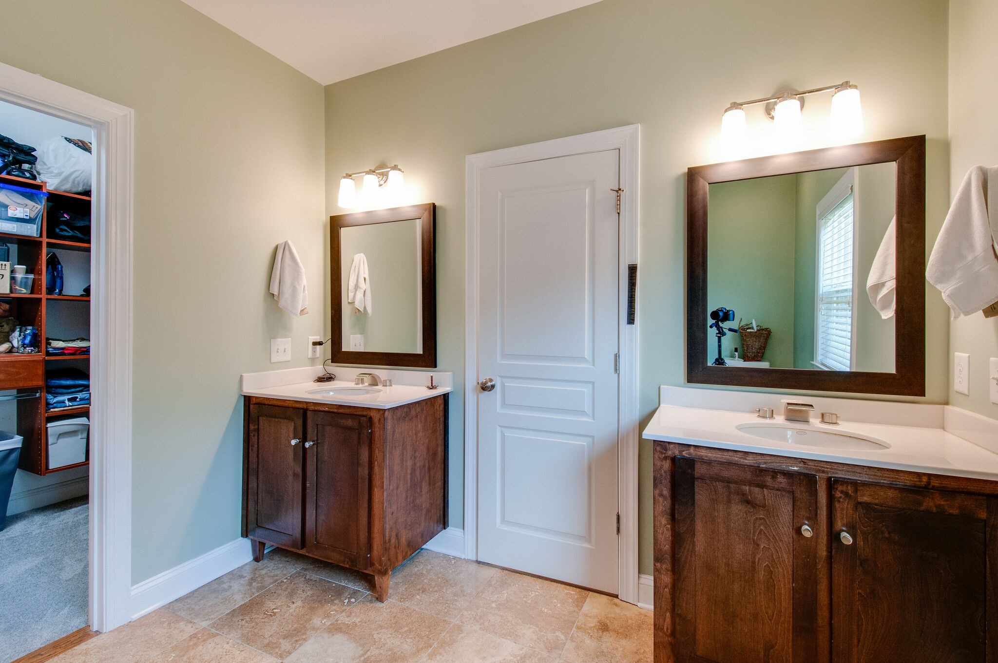 200 Ridgewater Way Mount Juliet, TN 37122 - Photo 22 of 37 a bathroom with a double vanity sink and a mirror