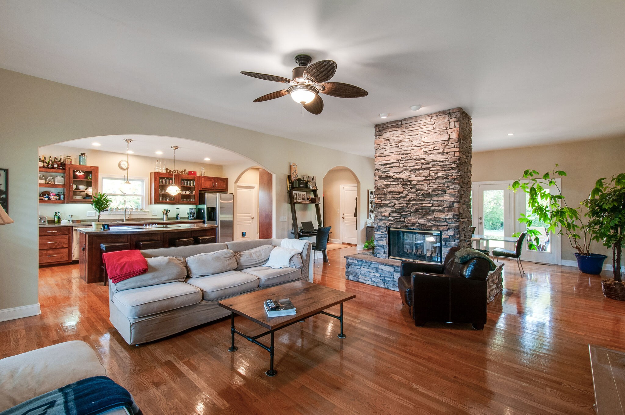 200 Ridgewater Way Mount Juliet, TN 37122 - Photo 9 of 37 a living room with fireplace furniture and a large window
