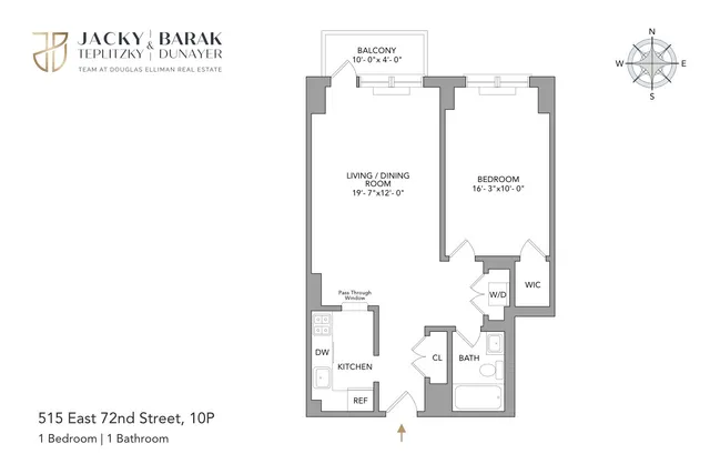 $949,000 | 515 East 72nd Street, Unit 10P | Lenox Hill