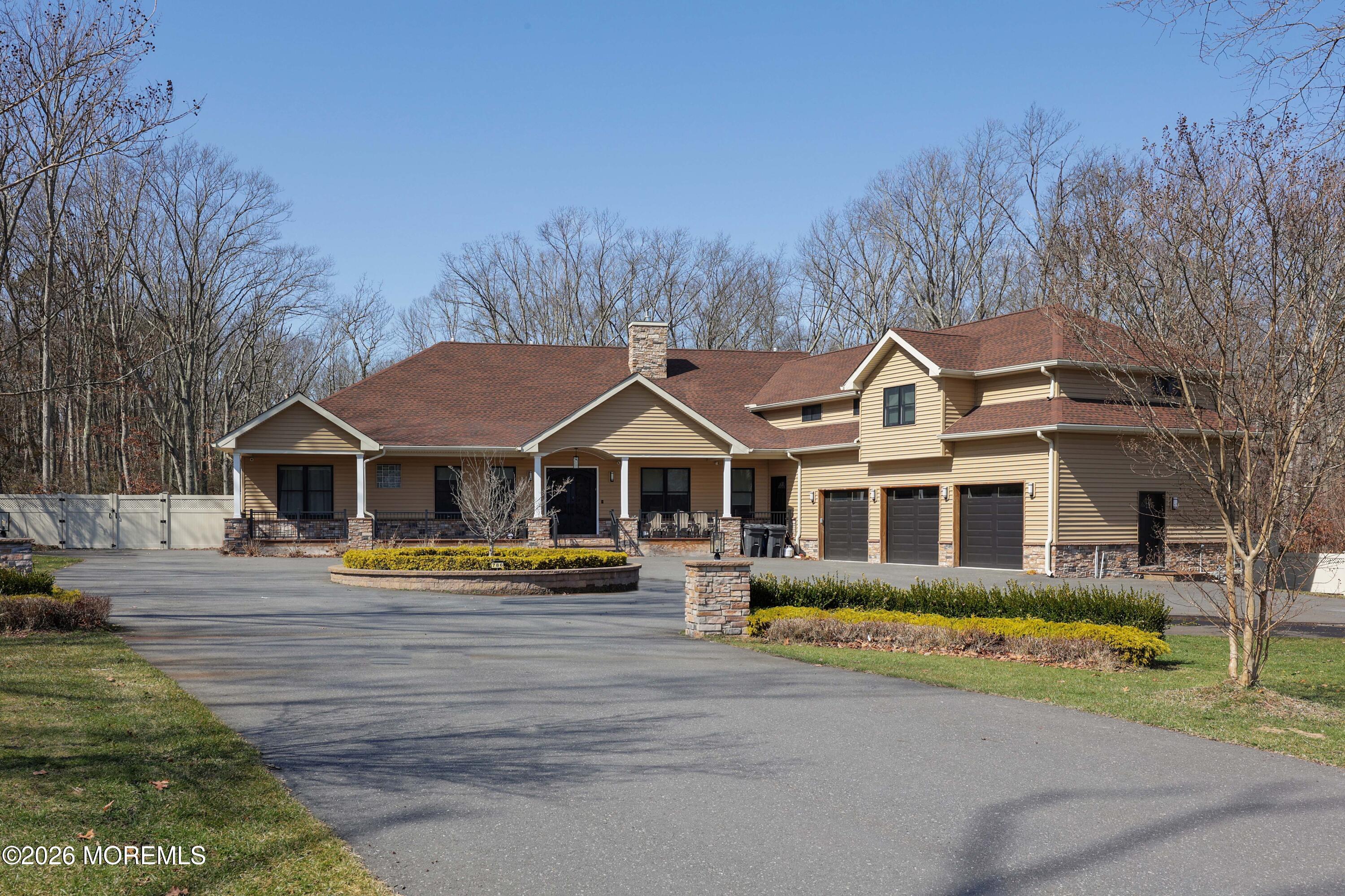 786 Holly Berry Lane Brick, NJ 08724 - Photo 50 of 52 a front view of a house with a yard