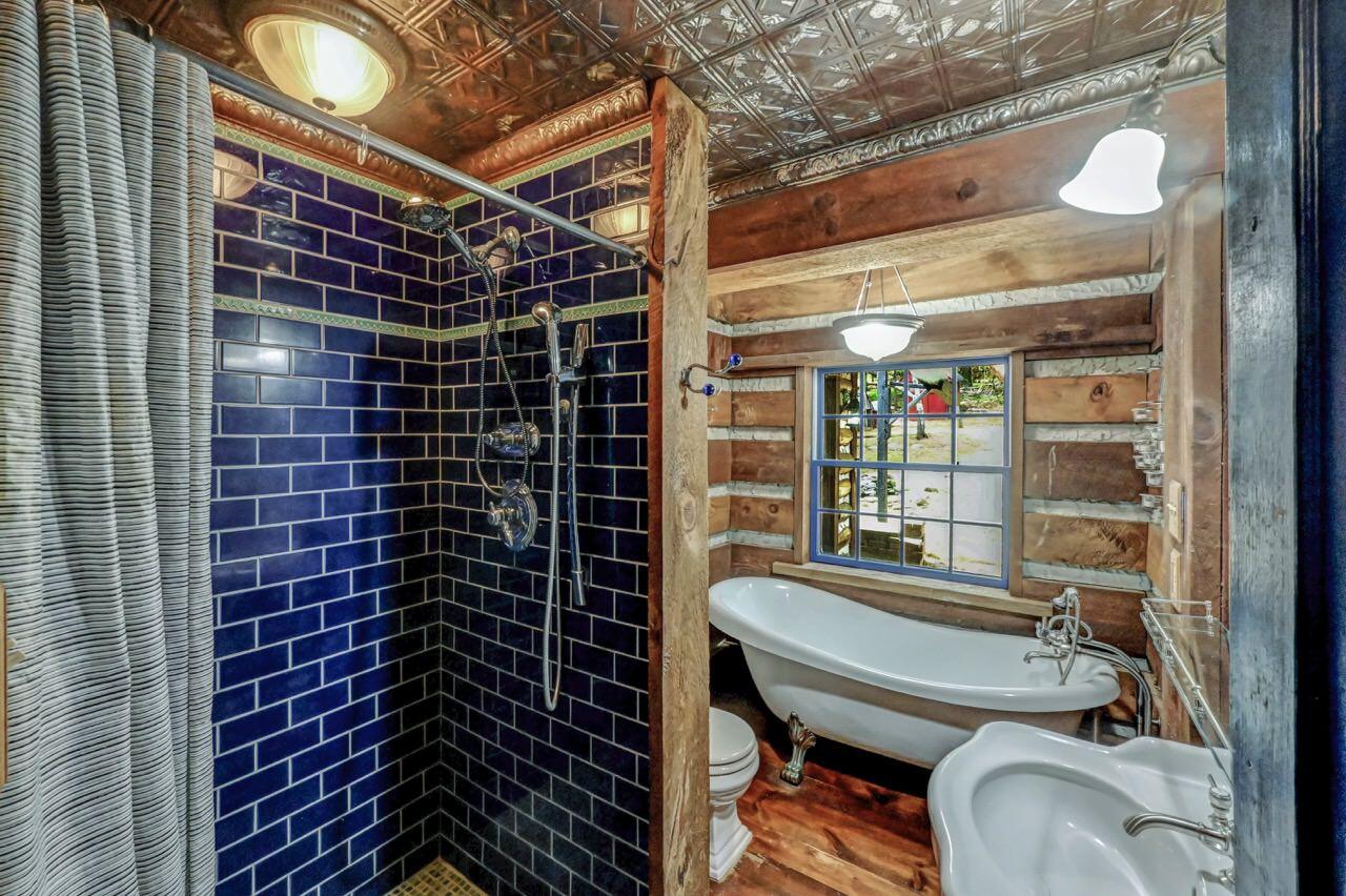 2285 Bear Town Road Canadensis, PA 18325 - Photo 35 of 58 a bathroom with a sink toilet and shower