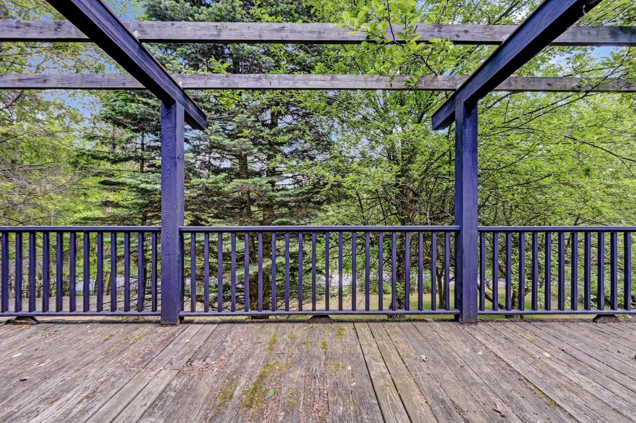 2285 Bear Town Road Canadensis, PA 18325 - Photo 45 of 58 a view of balcony with wooden floor