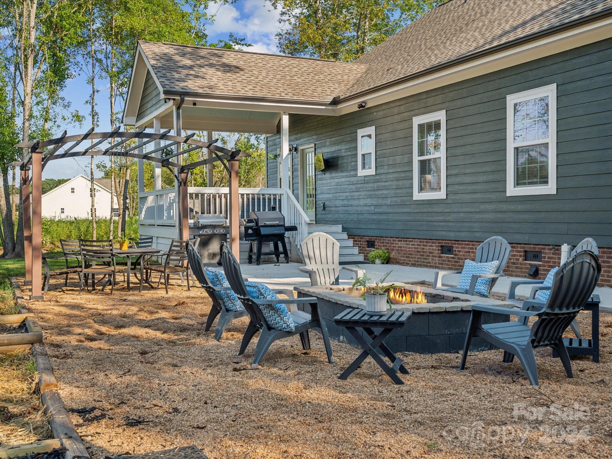 246 East Rambo Road Rock Hill, SC 29730 - Photo 43 of 48 a backyard of a house with outdoor seating