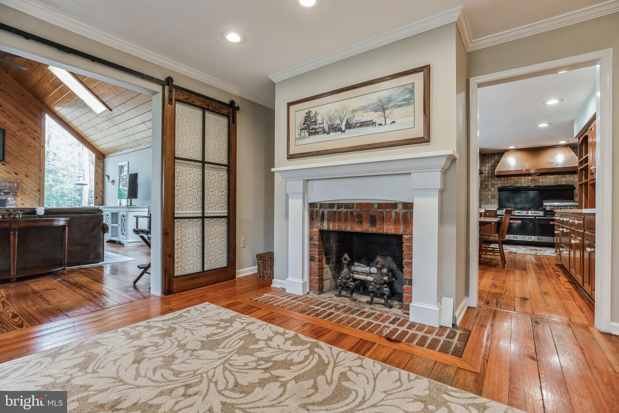 10401 3 Doctors Road Dunkirk, MD 20754 - Photo 14 of 45 Fireplace in Dining Room