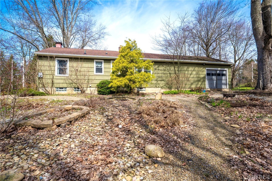 3373 Old Lakeview Road Hamburg, NY 14075 - Photo 23 of 40 backyard view with extra back garage door