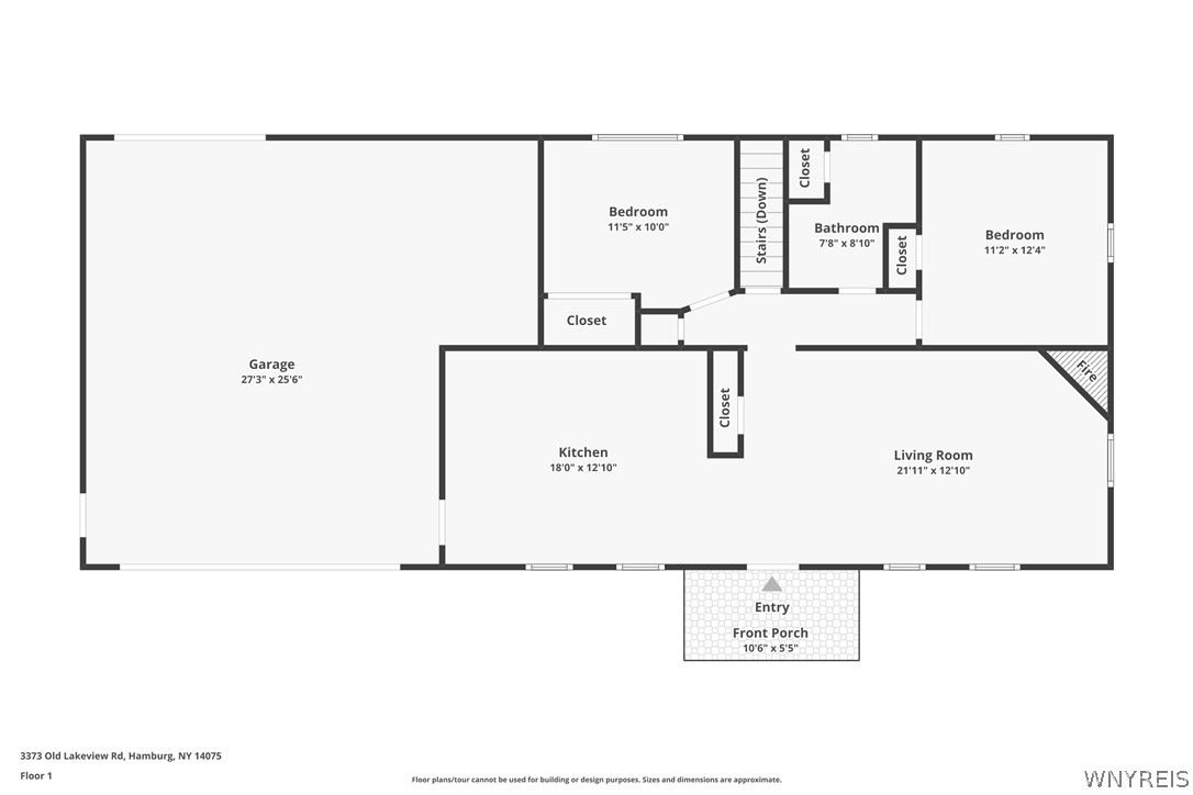 3373 Old Lakeview Road Hamburg, NY 14075 - Photo 39 of 40 layout including attached garage